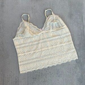 Pastel Yellow Lace Cami